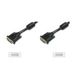 DVI bağlantı kablosu, DVI (24+1) , 2x ferrit M/M, 2.0m, DVI-D Dual Link, b AK-320101-020-S