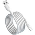 Dvip L24 Beyaz 6A 100W USBA to Type-C 1 mt Hızlı Şarj ve Data Kablosu