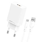 Dvip N13 Beyaz 2.4A USB-A to Lightning Kablolu Hızlı Şarj Aleti Seti