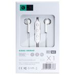 Dvıp X1 İn Ear Neckband Bass Beyaz Bluetooth Sports Kulaklık