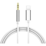 Dvr Gsm Lightning Apple iPhone Uyumlu Aux Kablosu To 3.5mm Jack Çevirici Dönüştürücü Beyaz Hızlı Şarj Uyumlu iPhone Modelleri