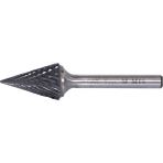 D&w DWFM06 6.0mm M Tipi Konik Sivri Karbür Kalıpçı Freze - Antrasit