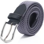 Dwoy Elastik Örgü Kemer - Gri - 95 cm