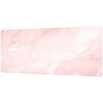 DXomhl Pembe Oyun Mouse Pad Masa Matı Büyük Fare Altlığı 600x300x4 mm XL Masa Mouse Pad Kaymaz Kauçuk Tabanlı, Mousepad Dikişli Kenarlar Klavye Mouse Mat Ev Ofis Çalışmaları için Masa Pedi D1031