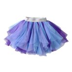 DXTON Kız Çocuk Dans Eteği Tül Tutu Prenses Bebek Çocuk Etek Pullu Bale Etek SK219 3-4 Yaş