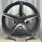 DY 5*112*19*8.0*9.0 ET43-49 ÖN ARKA CH66.6 DY1719 GUN METAL DİAMOND W205 JANT