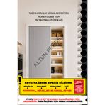 D&Y GAUDERY PLİSE AKORDİYON SÜRME KAPI PLİSE PERDE %100 BLACKOUT HONEYCOMB ISI YALITIMLI ( 0-100 CM X 0-190 CM )