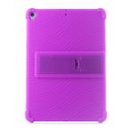 Dybox Apple iPad 8,7.nesil 10.2"iPad Air 3 10.5" Standlı Darbe Emici Silikon Kılıf - Mor