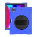Dybox Apple iPad Air 4. Nesil 10.9 Shockproof 3 Katmanlı Kalem Yerli Standlı Zırh Kılıf Mavi