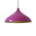 Dylight Metal Fuşya Pembe Dekoratif Rustik Metal 43 cm Sarkıt Avize
