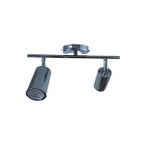 Dylight Retro Krom Hareketli Modern Spor 2 Li Led spot Avize Beyaz Ampullü