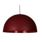 Dylight Retro Metal Dekoratif Rustik Bordo Tekli 40 cm Sarkıt Avize
