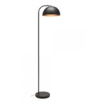 Dylight Retro Metal Siyah Dekoratif Köşe Lambası Lambader Hareketli Başlık Çap:40 Cm dy896