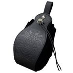 DYLYMX Ortaçağ bel kemeri çantası Vintage Viking taşınabilir kemer kılıfı suni deri İpli bozuk para cüzdanı rönesans LARP Ren Faire Cosplay kostüm aksesuarları erkekler kadınlar için, D, Ortaçağ
