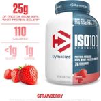 Dymatize Isolate 100 Protein Powder 2,3 kg - Çilek - Aromasız