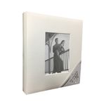 Dymax Klasörlü 500lük Fotoğraf Albümü 10x15cm 500 lük Çerçeveli Vinleks Deri 10x15 Fotoraf Albüm Beyaz