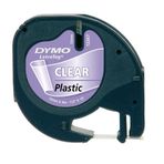 Dymo 12267 Letratag 12x4 Şeffaf Plastik Şerit
