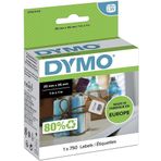 DYMO 25x25mm Çok Amaçlı Kare Barkod Etiketi