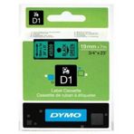 Dymo 45809 Yeşil Siyah 19 mm x 7 m D1 Yedek Şerit