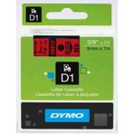 Dymo 720720-40917 D1 Kırmızı-Siyah 9x7 m Şerit