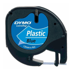 Dymo 91205 Letratag Plastik Şerit 12x4 m Mavi Etiket
