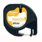 Dymo Beyaz Letratag 12 mm 2 mt Ütü Transfer Şerit