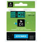 Dymo D1 40919 Yeşil-Siyah 9mm x 7mm Yedek Şerit