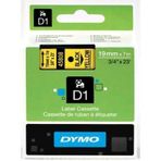 Dymo D1 45808 Sarı Siyah 19 mm 7 mt Yedek Şerit
