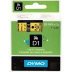 Dymo D1 53718 Sarı-Siyah 24 mm x 7 m Yedek Şerit