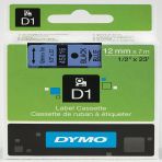 Dymo D1 Şerit 12X7 Mt Mavi-Siyah 45016 S0720560