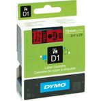 Dymo D1 Şerit 19 Mm X 7 Metre Kırmızı/ Siyah 45807