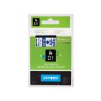 Dymo D1 Şerit 24X7 Mt Beyaz-Mavi 53714 S0720940