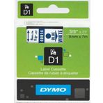 Dymo D1 Şerit 9 MM x 7 Metre Beyaz/Mavi D1 Yedek Şerit