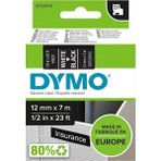 Dymo D1 Yedek Şerit 12 mm * 7 mt Siyah/beyaz (45021) - Siyah - Beyaz - 1 Adet