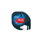 Dymo Letratag Şerit Plastik 12MM x 4 Metre Kırmızı