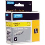 Dymo Rhinopro 18052 Sarı-Siyah 6mm x 1.5m Polyester Şerit