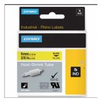 Dymo Rhinopro Isıyla Küçülen Şerit 9mm x 1,5mt Sarı