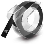 Dymo S0898130 Siyah 9x3 m Şerit Kabartma