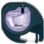 Dymo Şerit Letratag Plastik 12mm X 4mt Şeffaf 721530 12268