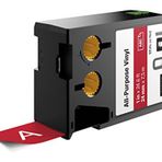Dymo XTL DY-1868763 Kırmızı-Beyaz 24x7 mm Vinil Etiket
