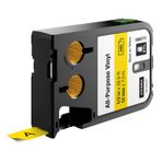Dymo XTL DY-1868771 Sarı-Siyah 12x7 mm Vinil Etiket