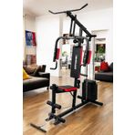 Dynamic 1001 İstasyon, 67kg Plakalı, Çok Fonksiyonlu Fitness İstasyonu, Kırmızı-Siyah