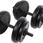 DYNAMIC 15 KG Vinyl Dambıl Seti – Çift Dambıl | Ayarlanabilir Ağırlık | Kauçuk Kaplama