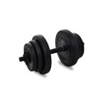 Dynamic 1DYASVINYLSET Dambıl, Unisex, Siyah, 10 kg