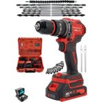 Dynamic 980F Kömürsüz Motor Çelik Mandren Akülü 10 mm Darbeli Kırmızı Matkap