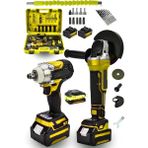 Dynamic Max 2'li Set 128VF Şarjlı Taşlama Şarjlı Somun Sıkma Sökme Matkap