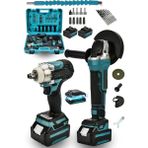 Dynamic Max 2'li Set 128VF Şarjlı Taşlama Şarjlı Somun Sıkma Sökme Matkap