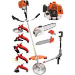 Dynamic Max 9 Hp Benzinli Çim Ot Biçme Yan Tipi Tırpan Bakır Sargı Full Set 7 Başlık Full Setli 4x4