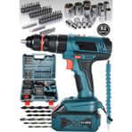Dynamic Max GER82-2M 82 Parça Çelik Şanzuman Bakır Sargılı Darbeli Şarjlı Matkap