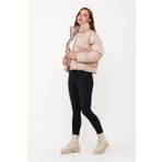 Dynamo 5006 Bej Oversize Şişme Kadın Mont